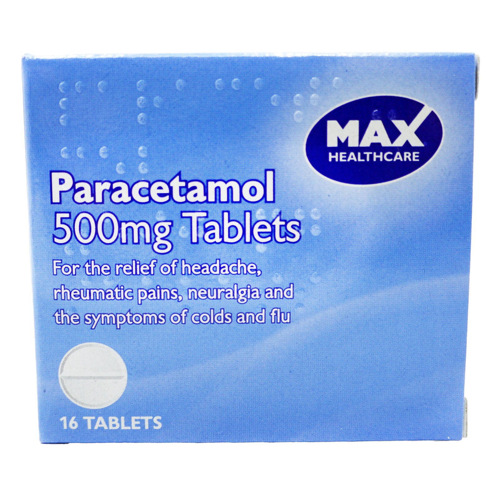 Max Paracetamol Tablets 500mg Max Paracetamol Tablets 500mg